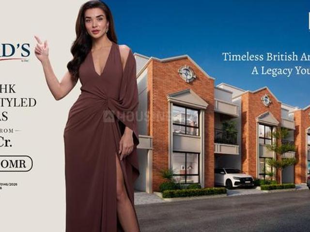 DAC Lords,Siruseri 4 BHK Villa For Sale Chennai
