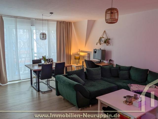 Dachgeschosswohnung mit Stellplatz in Neuruppin