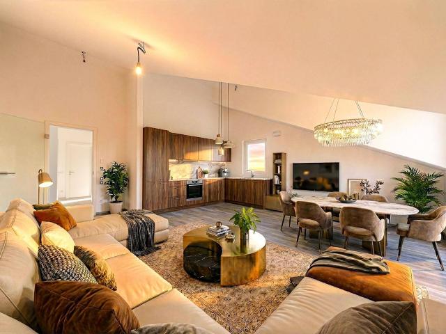 Dachgeschoss Neubau mit Balkon und Fußbodenheizung in Elixhausen