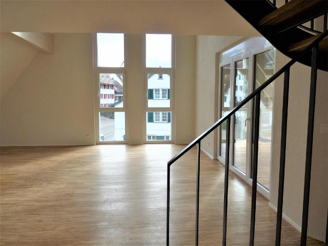 Dachwohnung mit einmaligem Schnitt