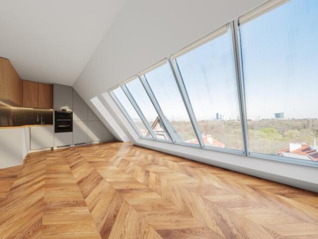 DACHTERRASSENWOHNUNG IM ROHBAU – 4 ZIMMER & 5 TERRASSEN MIT BLICK AUF DEN GRÜNEN PRATER