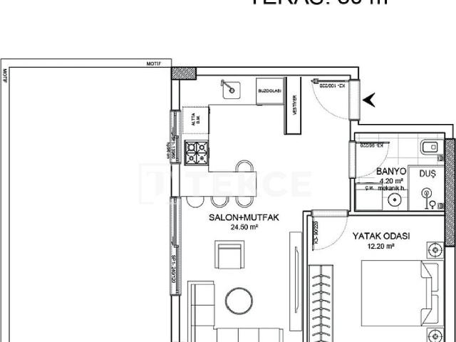 Daire 2+1 Aksu, Antalya, Türkiye 221617