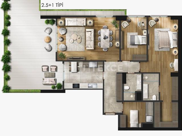 Daire 2+1 İstanbul, Türkiye 67709
