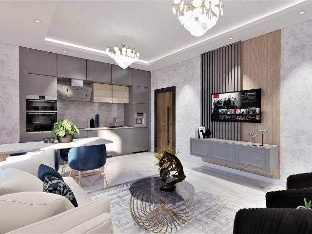 Daire THE MOONLİGHT Vİ 1+1, Alanya, Antalya, Türkiye 165620