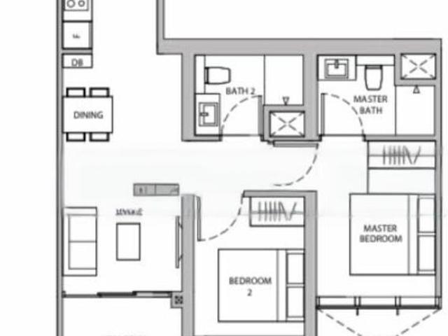 Dairy Farm Residences D23, Apartment