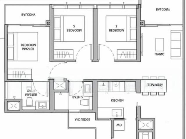 Dairy Farm Residences D23, Apartment
