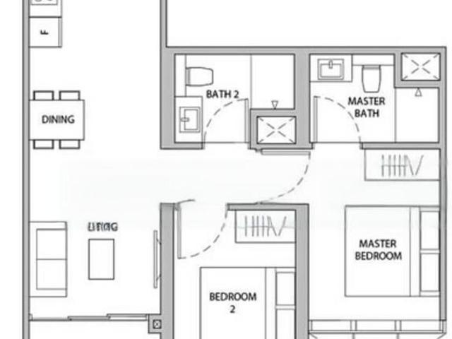 Dairy Farm Residences D23, Apartment