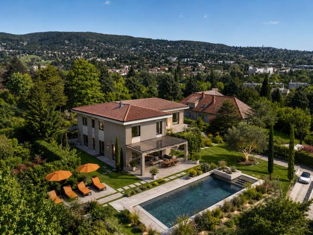DARDILLY LE HAUT – PROPRIÉTÉ DE CARACTÈRE AVEC VUE PANORAMIQUE SUR LYON