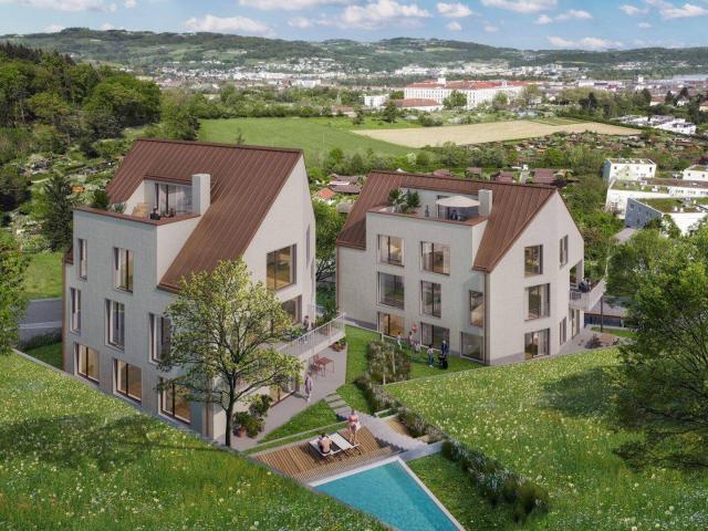 DAS KEIML am Auberg: Einzigartige Lage, grandioser Panoramablick über das wunderschöne Petrinum und die Stadt Linz Erstbezug
