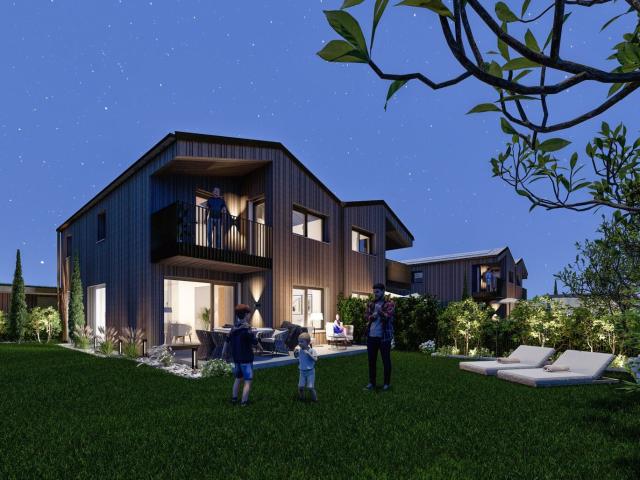 DAS VIERHOLZ SCHWERTING | Neubau Doppelhaushälfte C in Lamprechtshausen