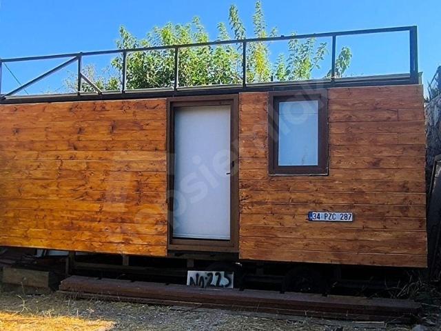 DATÇA KIZLANDA İÇİNDE TİNYHOUSE BULUNAN SATILIK 57 M2 ARSA