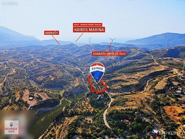 Datça Reşadiyede Satılık Yatırımlık Tarla 8,267 m2