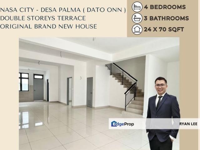 Dato Onn Nasa City Desa Palma Original Brand New House Double Storeys Terrace