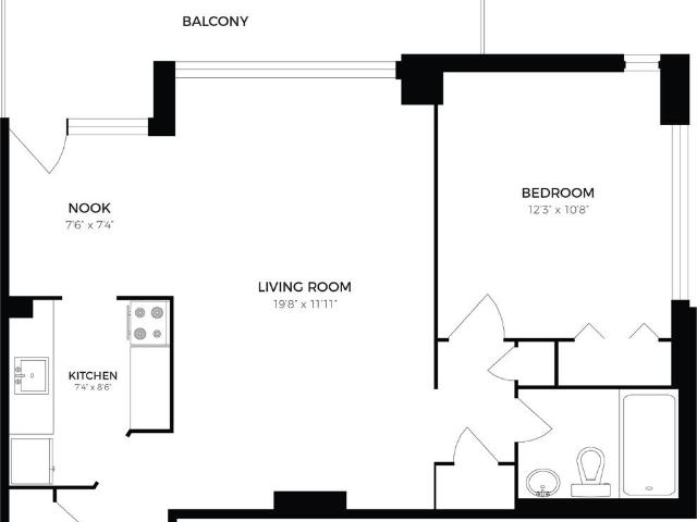 Davisville Tower 1 Bedroom Apartment for Rent at 445 Eglinton Ave E, Toronto, ON M4P 1N1 Davisville Village