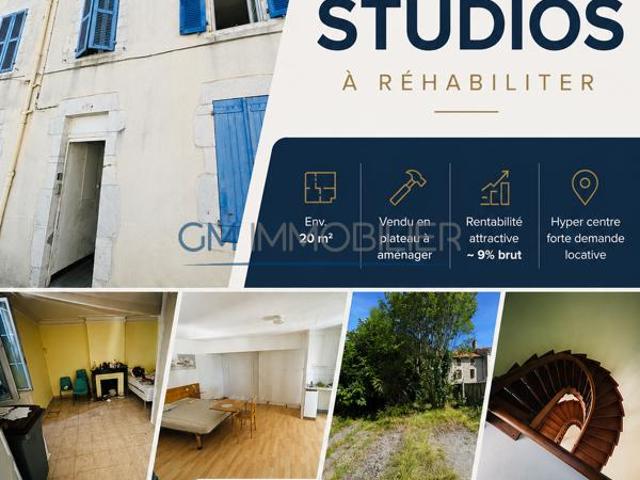 DAX CENTRE STUDIO À RÉHABILITER SPÉCIAL INVESTISSEUR F
