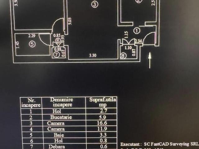 De vanzare, apartament cu 2 camere Tiglina 2, Galati
