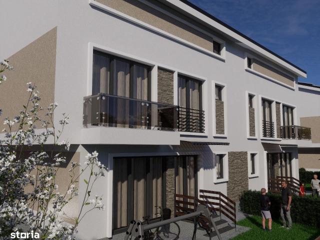 De Vânzare: Vilă modernă tip duplex, 5 camere – Popești Leordeni