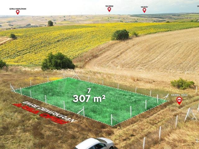 DEĞİRMENKÖY'DE ETRAFI TEL ÖRGÜLÜ 307 m KAÇIRILMAYACAK TARLA