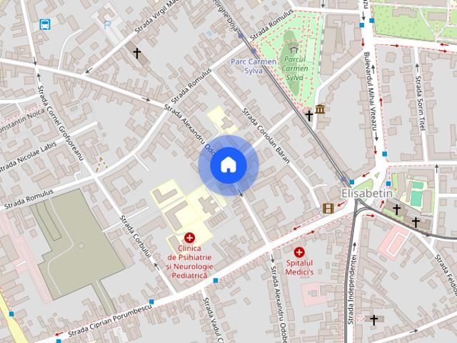 De inchiriat apartament 2 camere in zona Odobescu