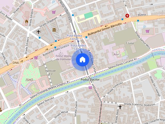 De inchiriat apartament cu 1 camera Badea Cartan