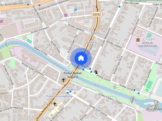 De inchiriat apartament cu 1 camera in zona Spitalului Judetean