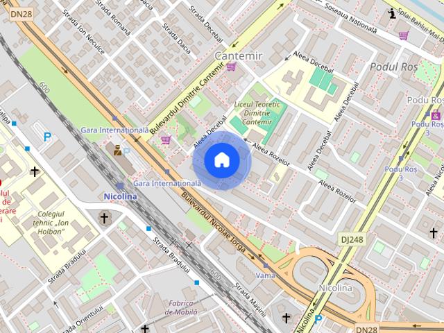 De inchiriat apartament cu 1 camera Podu Ros