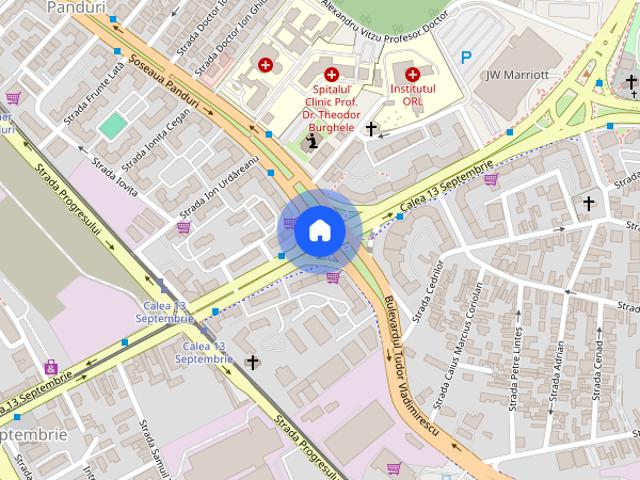 De inchiriat apartament cu 2 camere in zona 13 Septembrie