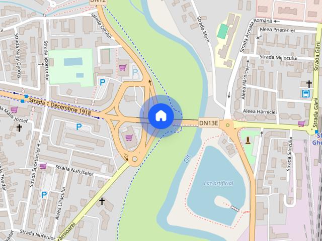 De Închiriat Apartament cu 2 camere pe termen lung, în Sfântu Gheorghe, pe strada Crangului
