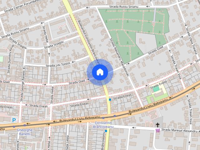 De inchiriat garsoniera in zona Brancoveanu cu centrala proprie