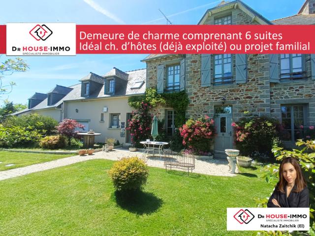 Demeure atypique avec 6 suites, jardin & dépendance