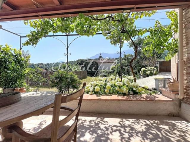 DEMEURE DE CARACTERE AVEC PISCINE ET JARDIN, PROCHE PRADES