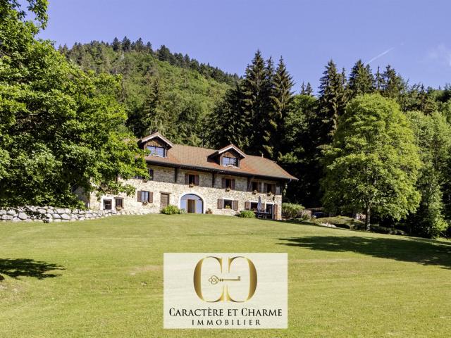 Demeure de caractère de 1864. 600 m2 de potentiel. Vue panor. 600m² Boëge