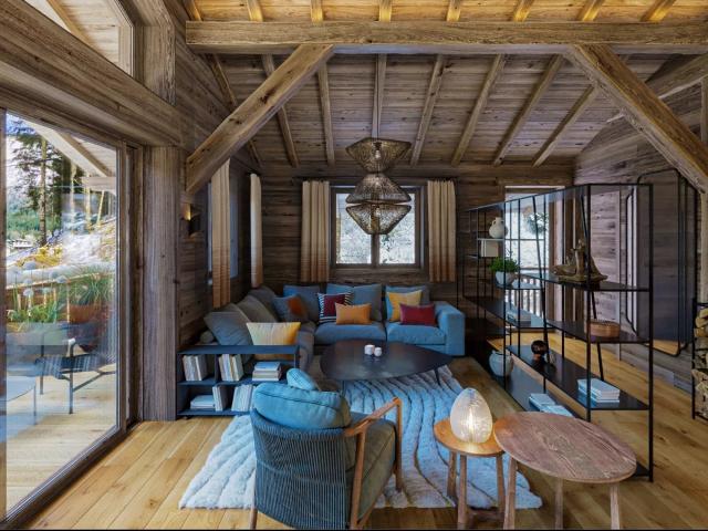 Demi chalet neuf 3 chambres 100m des pistes de ski CHÂTEL