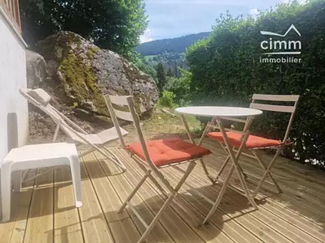 Demi Quartier 74120 Location appartement 1 pièce t1 terrasse