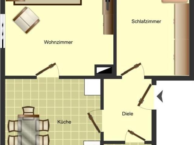 Demnächst frei! 2 Zimmer Wohnung in Unna Innenstadt