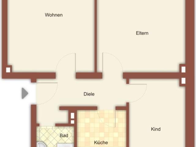 Demnächst frei! 3 Zimmer Wohnung in Mönchengladbach Waldhausen