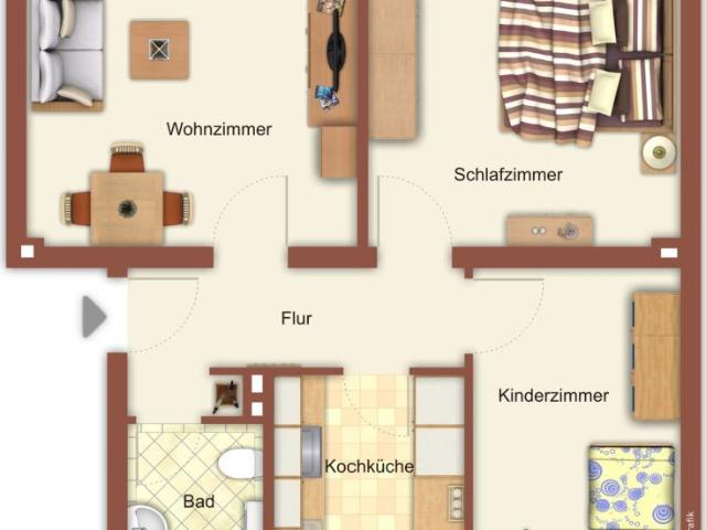 Demnächst frei! 3 Zimmer Wohnung in Mönchengladbach Hardt