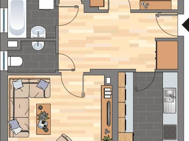 Demnächst frei! 3 Zimmer Wohnung in Bad Bergzabern