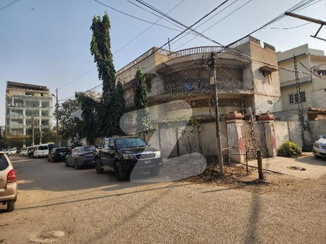 Demolished Bungalow 3 Side Corner Bungalow For Sale PECHS Block 2