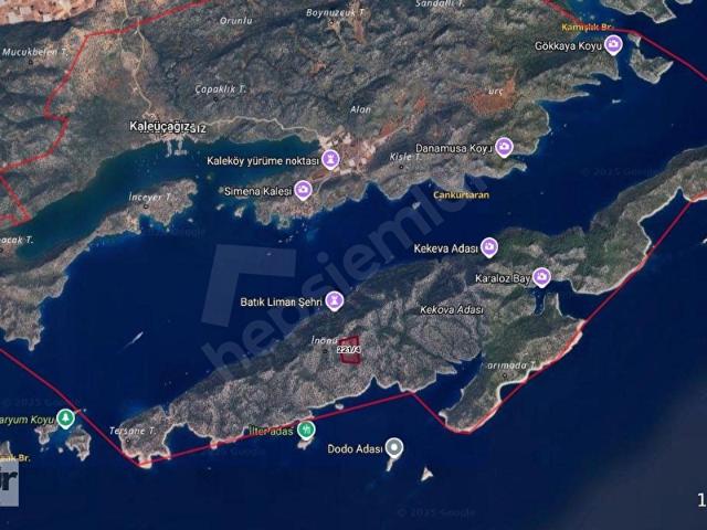 DEMRE, ÜÇAĞIZ, KEKOVA'DA, SATILIK 10 DÖNÜM ARAZİ