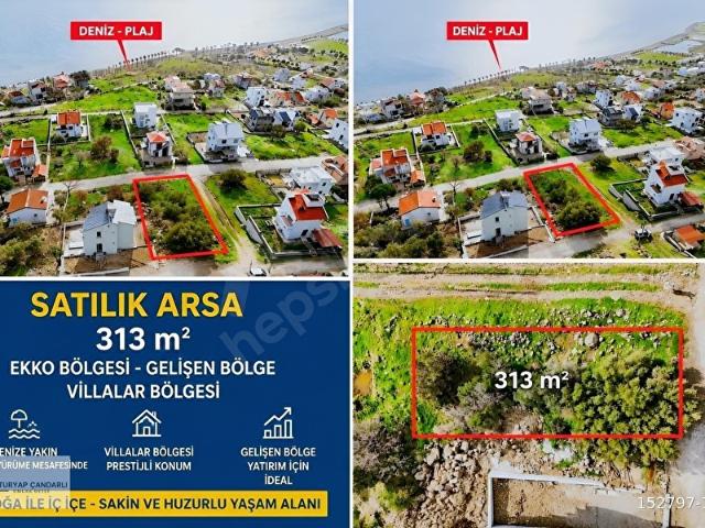 DENİZ MANZARALI VİLLA İMARLI ARSA