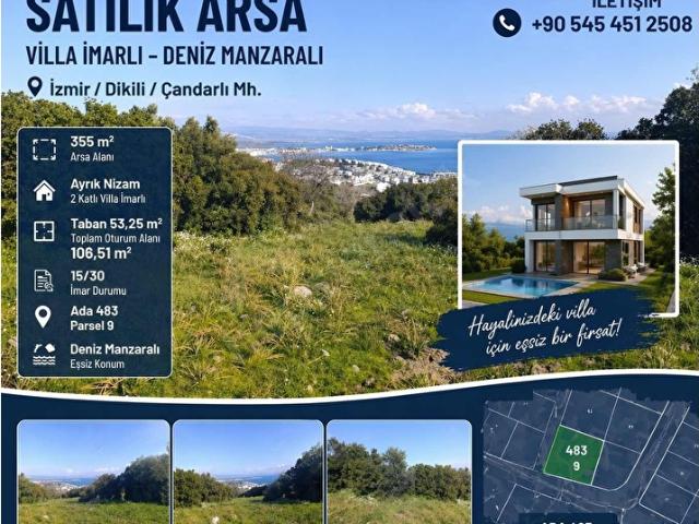 DENİZ MANZARALI 2 KAT İMARLI ARSA