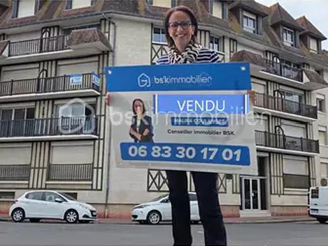 Deauville 14800 Achat / Vente appartement 2 pièces t2 cave balcon