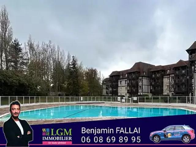 Deauville 14800 Achat / Vente appartement 2 pièces t2 piscine balcon