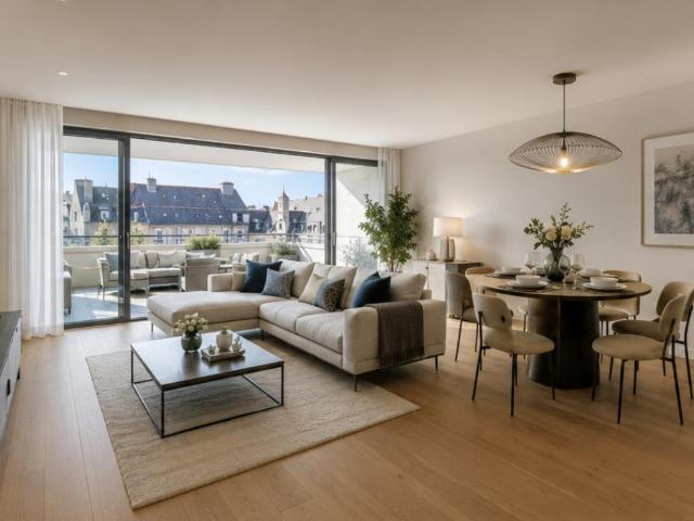 Deauville – Élégant T4 de 85,5 m² avec 52 m² d'espaces extérieurs
