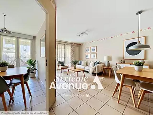 Décines Charpieu 69150 Achat / Vente appartement 3 pièces t3 cave