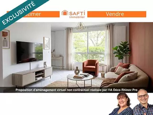 Décines Charpieu 69150 Achat / Vente appartement 3 pièces t3 parking