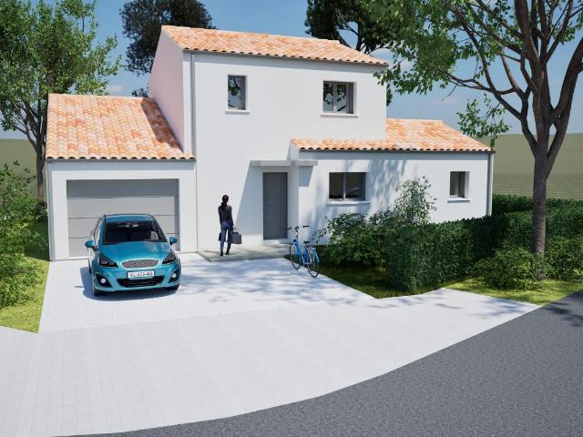 Découvrez votre future maison sur mesure de 130 m² à Bretignolles sur Mer sur un terrain spacieux de 791 m²