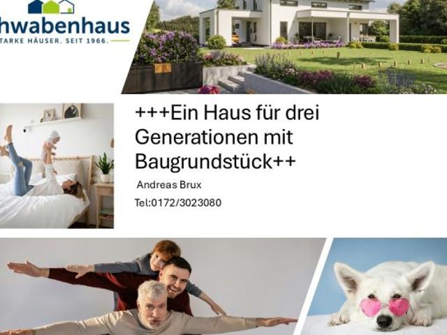 Dein zwei Generationshaus, wenn Opi und Omi mitziehen inkl. Baugrundstück+ Tel:0172/3023080