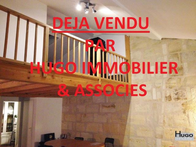 DEJA VENDU PAR HUGO IMMOBILIER et ASSOCIES ! BORDEAUX PROCHE SAINT JEAN IMMEUBLE RENOVE 4 LOTS LOUES 25000eurosNET/AN
